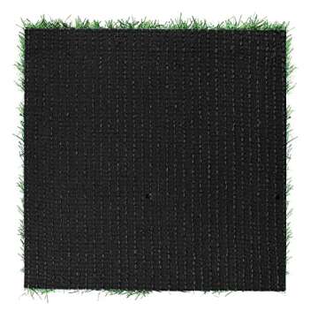 XLX TURF 12X12 Artificial Grass Table Placemats 4 Pack, Green Fake Grass Patch Square Tiles Table Runner Decor Birthday, Party, Baby Shower, Wedding, Holiday