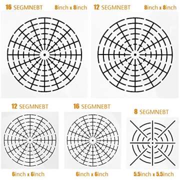 BKpearl 5 Pieces Mandala Dot Painting Tool Stencils Template Set - Unlock Your Creativity!