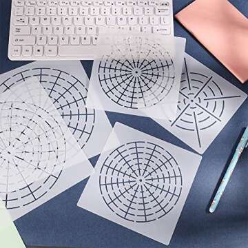 BKpearl Mandala Dot Painting Stencils - Unleash Creativity!
