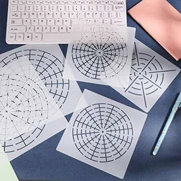 BKpearl Mandala Dot Painting Stencils - Unleash Creativity!
