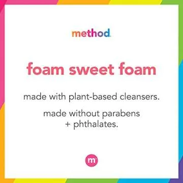 Method Foaming Hand Soap, Pink Grapefruit, Biodegradable Formula, 10 Fl Oz (Pack of 1)