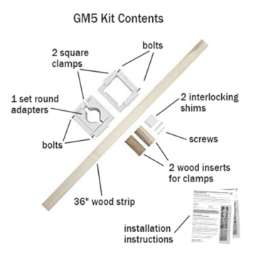 Safety Innovations Baby Gate Kit - Easy No Hole Installation