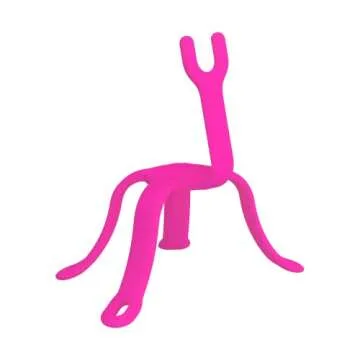 PopSockets: Flexible Phone Mount & Stand, Phone Tripod Mount, Universal Device Mount - Hot Pink