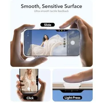 ESR for iPhone 16 Pro Max Case, Camera Control Compatible with MagSafe, Military-Grade Protective Case, Built-in Stash Stand Phone Case, Scratch-Resistant Back Cover, Classic Series, Clear