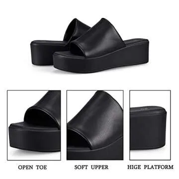 Zero-Sum Women's Comfortable Platform Sandals Casual Summer Style