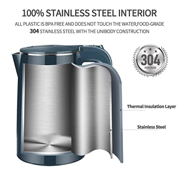 COOKTRON 1.7L Electric Kettle BPA-Free Quick Boil