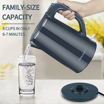 COOKTRON 1.7L Electric Kettle BPA-Free Quick Boil
