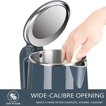 COOKTRON 1.7L Electric Kettle BPA-Free Quick Boil