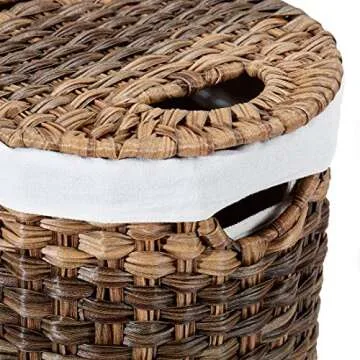 Seville Classics Premium Portable Laundry Bin for Stylish Homes