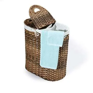 Seville Classics Premium Portable Laundry Bin for Stylish Homes
