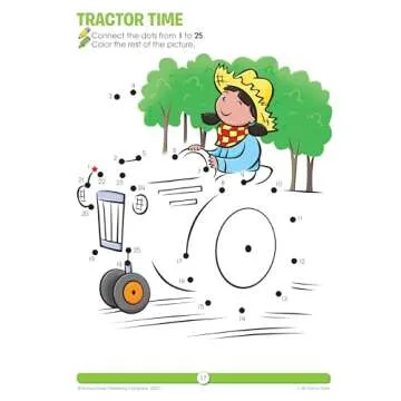 School Zone - Numbers 1-25 Dot-to-Dots Workbook - 32 Pages, Ages 3 to 5, Preschool to Kindergarten, Connect the Dots, Numerical Order, Counting, and More (School Zone Get Ready!™ Book Series)