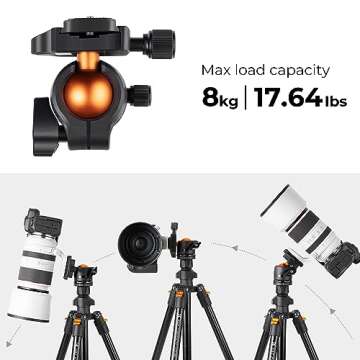 K&F Concept Tripod & Quick Release Plate 2 Pack