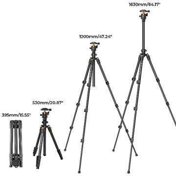 K&F Concept Tripod & Quick Release Plate 2 Pack