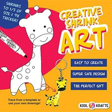 Creative Shrinky Paper Kit for Kids - Fun DIY Crafts