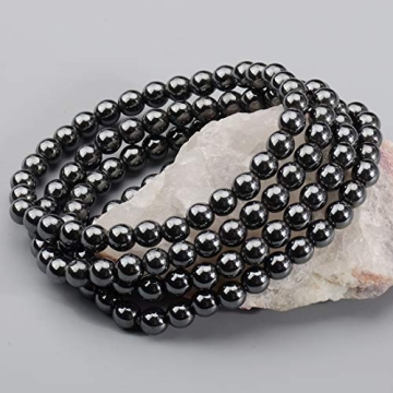 MASSIVE BEADS Hematite Bracelet - Handmade Healing Gift