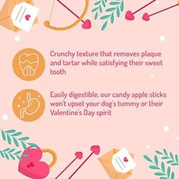 Rawhide Free Apple Twist Sticks for Dogs - 10pk Delight