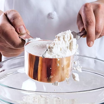 Stylish AGRUS Copper Measuring Cups and Spoons Set