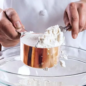 Stylish AGRUS Copper Measuring Cups and Spoons Set