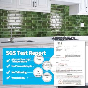 Art3d 10-Sheet Peel and Stick Backsplash Tiles