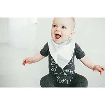 Stylish Copper Pearl Baby Bandana Bibs for Teething Babies