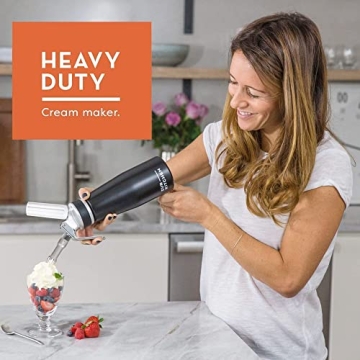 EurKitchen Professional Whipped Cream Dispenser for Home Cooking