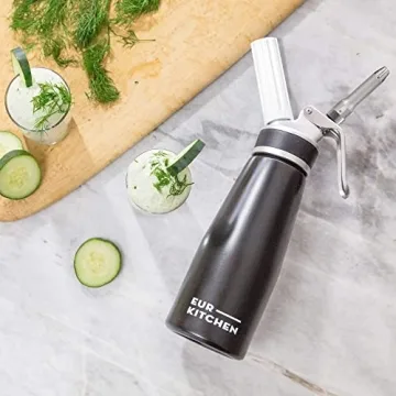 EurKitchen Professional Whipped Cream Dispenser for Home Cooking