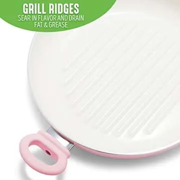 GreenLife 11” Healthy Ceramic Nonstick Grill Pan - PFAS-Free