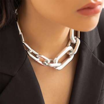 choice of all Chunky Gold Necklace Choker Necklace for Women Statement Necklace Gold Chain Necklace ...