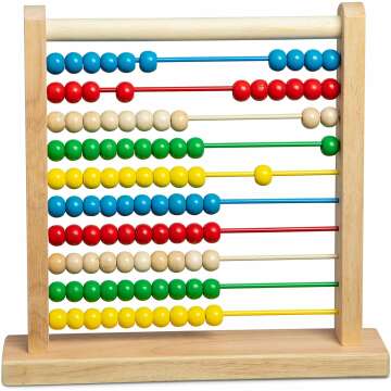 Melissa & Doug Wooden Abacus for Kids Education