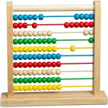 Melissa & Doug Wooden Abacus for Kids Education