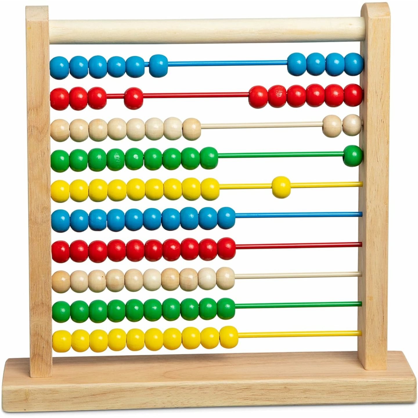 Melissa & Doug Wooden Abacus for Kids Education