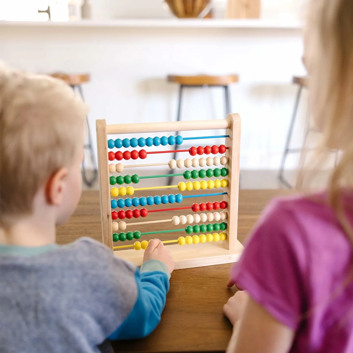 Melissa & Doug Wooden Abacus for Kids Education