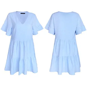 FancyInn Women’s Sweet Shift Tunic Dress with Pockets