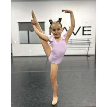 Stelle Girls Ballet Leotard - Ruffle Sleeve Toddler Dance Outfit