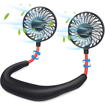 SOHOUR Portable Neck Fan - Hands-Free Personal Cooling Solution