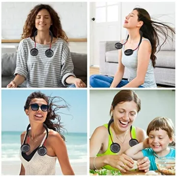 SOHOUR Portable Neck Fan - Hands-Free Personal Cooling Solution