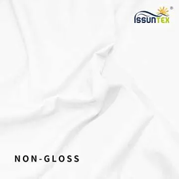 ISSUNTEX 6X9 ft Background Polyester Backdrop, Photo Studio, Collapsible High Density Screen for Video Photography and Television-White