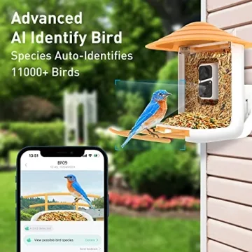 Soliom BF09 Bird Feeder with Camera for Bird Watching