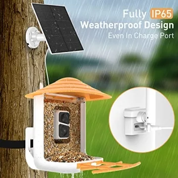 Soliom BF09 Bird Feeder with Camera for Bird Watching
