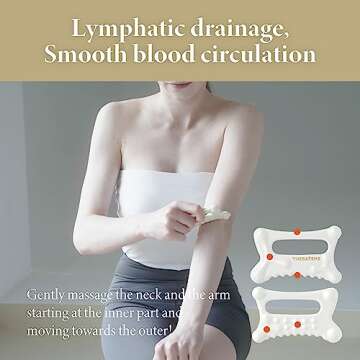 THERATEMS Gua Sha Massage Tool for Face and Body