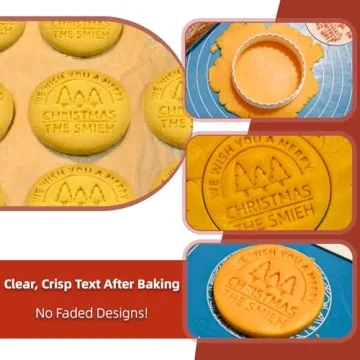 Custom Family Christmas Cookie Stamp & Cutter Set