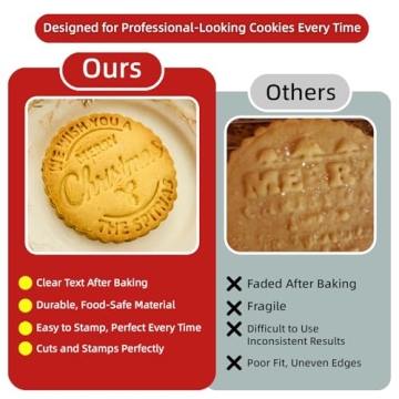 Custom Family Christmas Cookie Stamp & Cutter Set