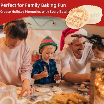 Custom Family Christmas Cookie Stamp & Cutter Set