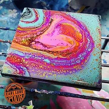 Earl Lube Pouring Medium 32oz - Smooth & Non-Toxic Acrylic Pouring Liquid