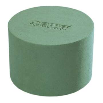 Oasis Floral Foam Cake Lawn Garden, White