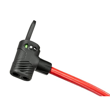 Schwinn High Pressure Foot Pump with Air Gauge and Dual Valve