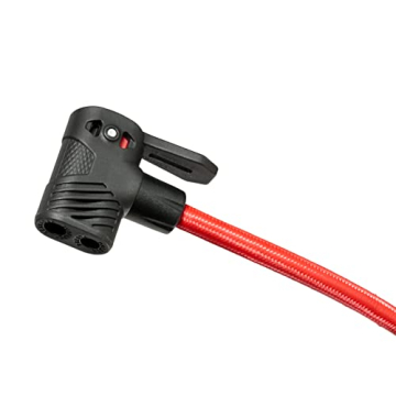 Schwinn High Pressure Foot Pump with Air Gauge and Dual Valve