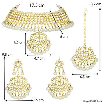 Aheli Kundan Wedding Jewelry Set for Elegant Women