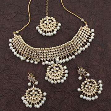 Aheli Kundan Wedding Jewelry Set for Elegant Women