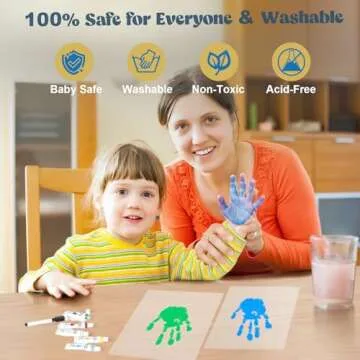 Bixinyo Family Handprint Kit - Capture Cherished Moments